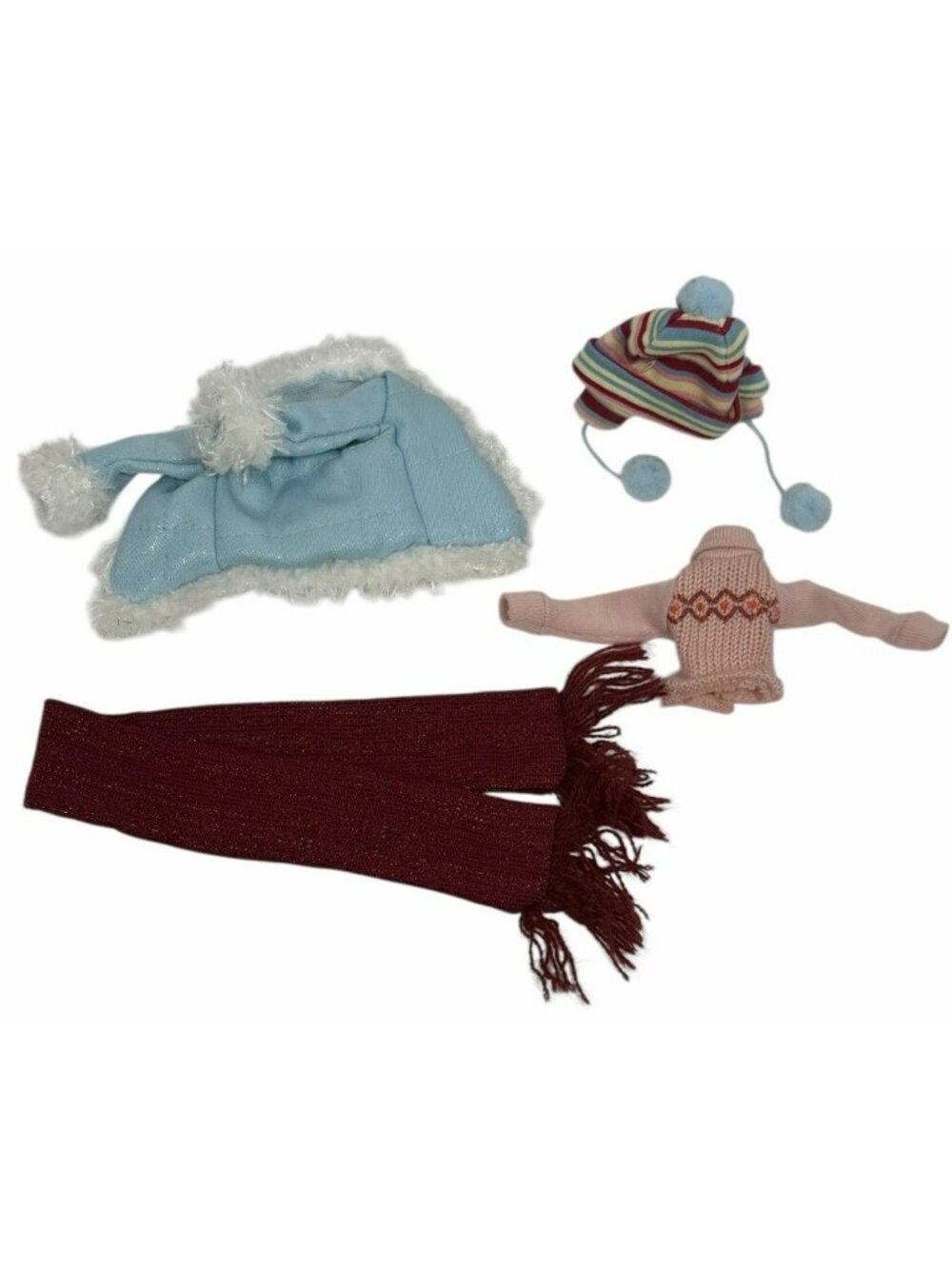 Vintage Bratz Wintertime Wonderland Cloe Scarf, Coat, Shirt, Hat Replacements
